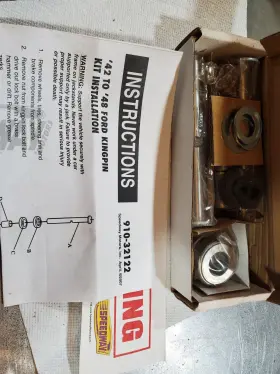 Speedway 910-32122 Ft42 To Ft48 Ford Kingpin Kit Nos Vintage Brand New Original Pkg Speedway 910-32122 Ft42 To Ft48 Ford Kingpin Kit Nos Vintage Brand New Original Pkg
