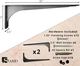 696590372940 STARBY Gladiator Solid Welded Granite Countertop #3