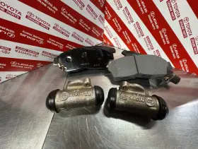 04465-33090 TOYOTA Front Brake Pad Rear Wheel Cylinder Kit #2