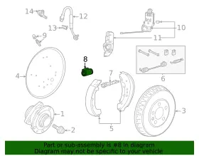 1EA-611-053-F VOLKSWAGEN Wheel Cylinder #2