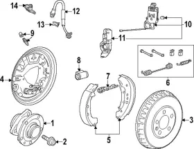 Volkswagen 1n3-611-053-a-bef Genuine Wheel Cylinder