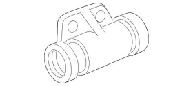 Volkswagen 5c0-611-053-a Genuine Wheel Cylinder