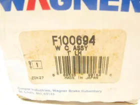 F100694 WAGNER Front Left Drum Brake Master Cylinder Wheel #3