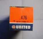 Napa Brake Master Cylinder Rebuild Kit #476 Diameter 1" Wo Piston Assy 76 Duster. Fixed Price $16.95.