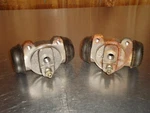 New Front Brake Wheel Cylinder Set 1938 Mopar Chrysler Dodge Desoto. Fixed Price $67.50.