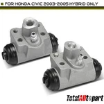 2pcs Drum Brake Wheel Cylinders For Honda Civic 2003 2004 2005 Rear Side. Fixed Price $26.69.