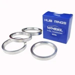 Wheel Connect Hub Centric Rings, 87.1 To 77.8, Set Of 4,aluminium Alloy Hubri.... Fixed Price $20.41.