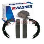 Wagner Rear Drum Brake Shoe For 1974-1976 Jeep J20 Braking Stopping Wheel Le. Fixed Price $38.46.