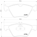 Hella Pagid 355007861 Disc Brake Pad Set. Fixed Price $49.13.