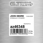Az46348 Hydraulic Cylinder Fits John Deere (surplus Open Box). Fixed Price $1223.43.