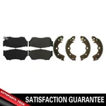 Front Rear Brake Pad Set Drum Shoe C-tek 2x Fits 1991-1994 Sentra. Fixed Price $69.17.