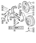 Genuine Mopar Wheel Cylinder Left 4761749ab. Fixed Price $55.98.