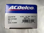 Acdelco Gold Wheel Cylinders Gm# 19175420, Acd# 18e798 - New. Fixed Price $15.00.