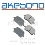 Akebono Pro-act Front Disc Brake Pad Set For 1997-2004 Toyota Avalon 3.0l V6 Na. Fixed Price $68.57.