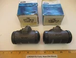 2 Oem Ford "cylinder Assy." (brake) Rear 12 1/8" X 3 1/2" Bendix Hydraulic R.h.. Fixed Price $54.95.