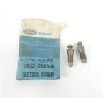 Ford Oem C8uz-2208-a Bleeder Screw Nos Qty: 2. Fixed Price $19.99.