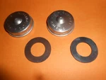 Ford 100e Popular Anglia Prefect Master Cylinder Alloy Cap & Seal X2. Fixed Price $21.97.