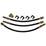 Rubber Brake Hose Kit Front Drum Brakes 1963 Pontiac Grand Prix 3pc. Fixed Price $67.00.