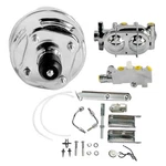 9" Chrome Brake Booster Master Cylinder Disc Drum Valve Kit For Chevy Corvette. Fixed Price $170.00.