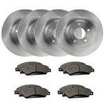 Front & Rear Brake Rotors + Ceramic Pads For 2015-2023 Ford Edge Lincoln Mkx. Fixed Price $225.39.