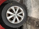 2013 Kia Rio 15 Alloy Wheel 5.5 Wide 8 Spoke Grade C Used - No Tire Included. Fixed Price $151.90.