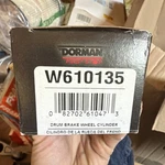 Drum Brake Wheel Cylinder Dorman W610135. Fixed Price $9.99.