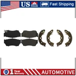Front Rear Disc Brake Pad Set Drum Shoe C-tek 2x Fits 1991-1994 Sentra Pz. Fixed Price $71.13.