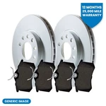 Front Brake Discs & Pads Service Replacement Kit Braking System Fits Toyota. Fixed Price $67.51.