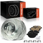 6pcs Rear Drilled Brake Rotor & Ceramic Pad For Bmw F10 528i 535i Xdrive. Fixed Price $133.48.