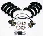 1939-1942 Ford Brake Overhaul Kit (01a-2001-kit) Shoes, Wheel Cyl, Hoses,. Fixed Price $294.50.