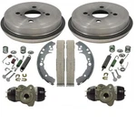 Rear Brake Drums Shoes Spring Kit Wheel Cylinder For Toyota Echo 2000 2002 2005. Fixed Price $142.00.