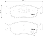 Genuine Hella Pagid Disc Brake Pad Set 355016231. Fixed Price $49.40.