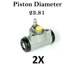 2x Brake Wheel Cylinders For Bmw 3 Coupe Touring E36 34211159569. Fixed Price $45.98.