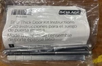 New Schlage 61-073 652 B60 Thick Door Kit 2.25 To 4 In Satin Nickel. Fixed Price $16.00.
