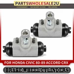 2x Rear Lh & Rh Brake Wheel Cylinder For Honda Civic 80-89 Accord Crx Prelude. Fixed Price $25.08.