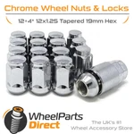 Wheel Nuts & Locks (12+4) 12x1.25 For Chevrolet Matiz 05-10 On Original Wheels. Fixed Price $28.13.