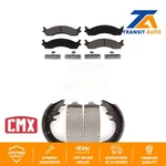 Front Rear Ceramic Brake Pads And Drum Shoes Kit For Dodge Ram 3500 Van. Fixed Price $114.88.