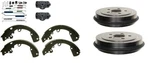 Brake Shoe Drum Cylinder And Springs Fits Versa Note 2012-2017 W/ 1.6. Fixed Price $150.95.
