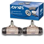 2 Pc Advics Rear Drum Brake Wheel Cylinder For 1993-1998 Toyota T100 - Fo. Fixed Price $67.99.