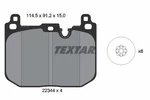 Textar 2234401 Brake Pad Set, Disc For Bmw, Mini. Fixed Price $98.61.