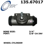 Centric Parts 135.67017 C-tek Standard Wheel Cylinder. Fixed Price $18.17.