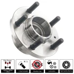 Front(qty.1) Wheel Hub Replacement For 1988-1990 Volvo 760 Non-abs Rwd-model. Fixed Price $25.99.