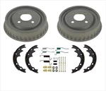 Rear Brake Drums Shoes Springs For Ford Mustang 1985 1987 1989 1990 1993. Fixed Price $176.00.