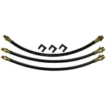 Rubber Brake Hose Kit Front Drum Brakes 1954-55 Oldsmobile 88 98 3pc. Fixed Price $53.00.
