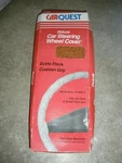 Nos Damaged Box Car Quest Carquest Deluxe Steering Wheel Cover-brown (o26). Fixed Price $13.49.