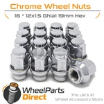 Wheel Nuts (16) 12x1.5 Ghia For Ford Fiesta Mk4 95-02 On Original Wheels. Fixed Price $26.88.