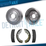 4pc Rear Brake Drums And Ceramic Shoes For Honda Civic Accord Fit Acura El. Fixed Price $64.33.