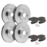 Front & Rear Brake Rotors + Ceramic Pads For 2017-2019 Ford Escape Lincoln Mkc. Fixed Price $191.09.