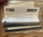 New Schlage 61-073 622 (400) B60 Thick Door Kit 2.25 To 4 In Black. Fixed Price $16.00.