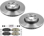 Front Carbon Rotors & Ameriplatinum Pads For Toyota Corolla 09-19 W/ Rear Drums. Fixed Price $177.00.